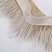 Neotrims Fake Faux Two-Tone Fur Woolly Fringe, Fleecy Thick Pile Trim on Satin Ribbon, for Costume, Crafts, Decoration. Easy to Attach and sew on Anything with Satin Ribbon Edge.