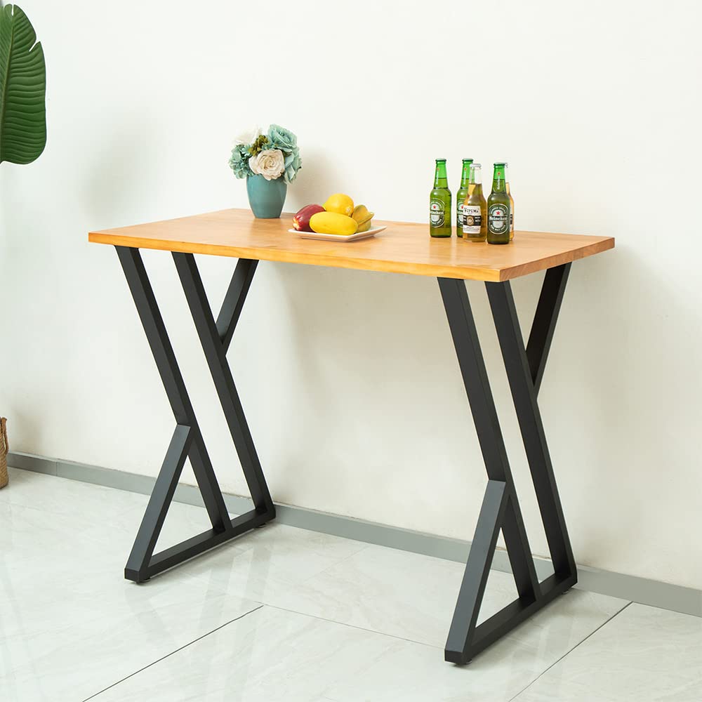 HEONITURE Table Legs 36 Inch, Counter Height Table Legs, Bar Metal
