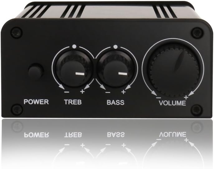 Mini Stereo Amplifier with Bass Knob, Car Amplifier/Home Amplifier