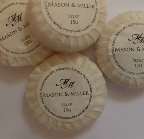 25 x Mason & Miller Tissue Pleated Guest Soaps