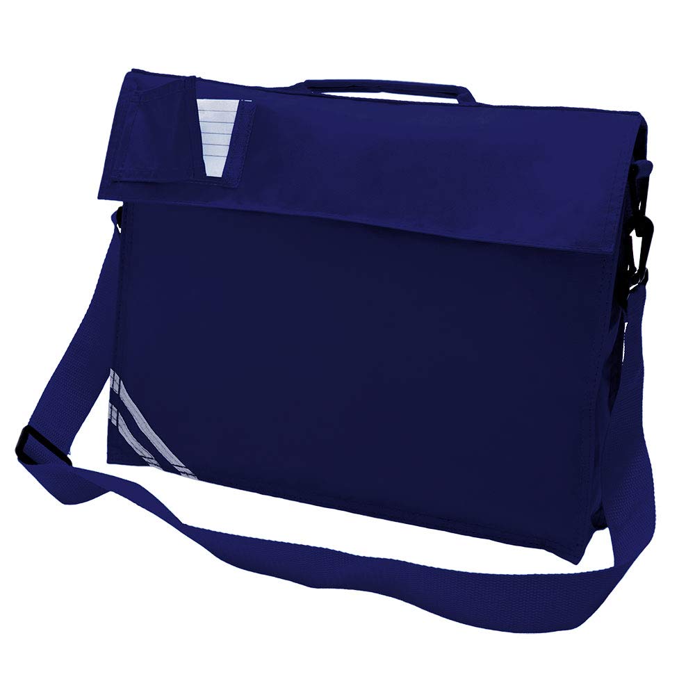 Ayra: Premium School Book Bag With Strap - 8 Colours (Navy)