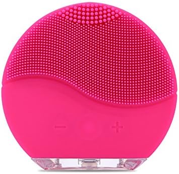 Vprine Face Cleanser Brush, Waterproof Rechargeable Silicone Facial Cleansing Brush for Makeup & Deep Exfoliator
