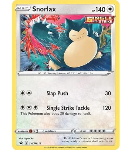 Amazon.com: Pokemon - Hop's Snorlax 117/159 Journey Together