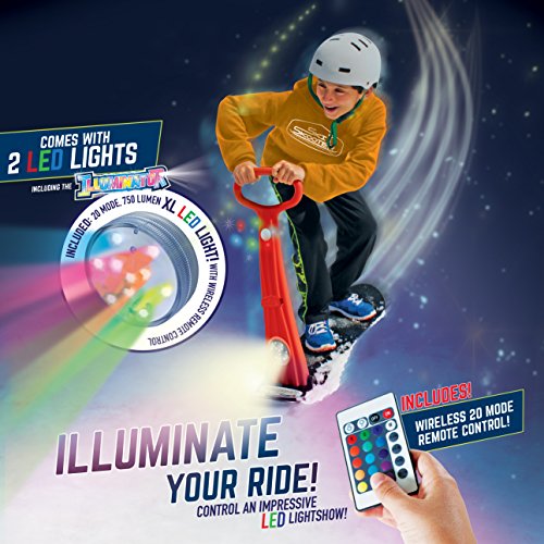 Twin LED Illuminator Ski Skooter by Geospace, Assorted Colors
