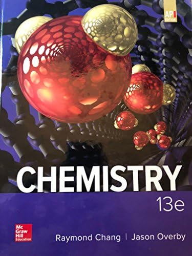 Chemistry: Chang, Raymond, Goldsby, Kenneth: 9781260162325: Amazon