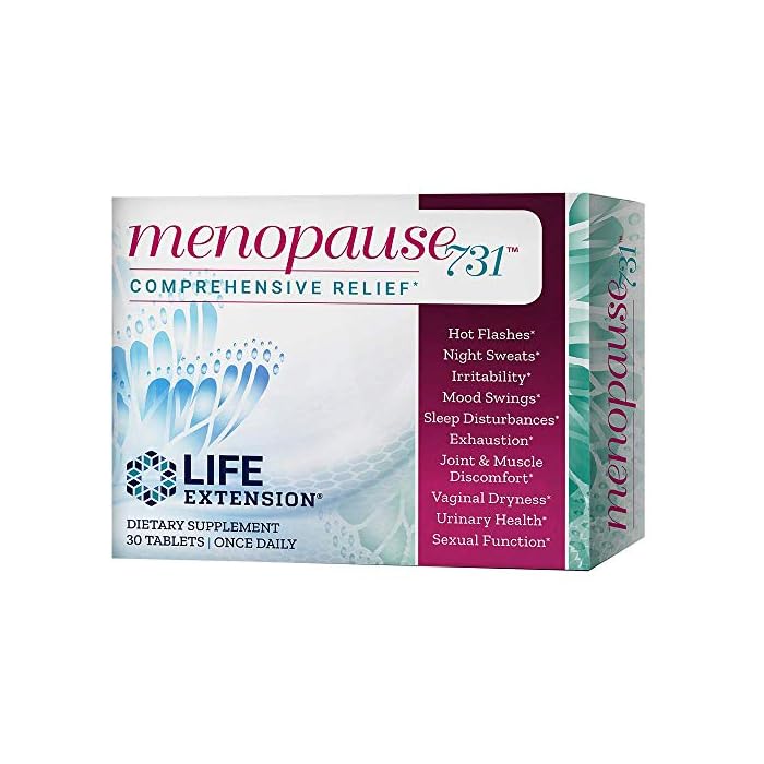 Life Extension Menopause 731 - Natural Supplement for Women Health - Menopause Relief Support Including Hot Flashes…