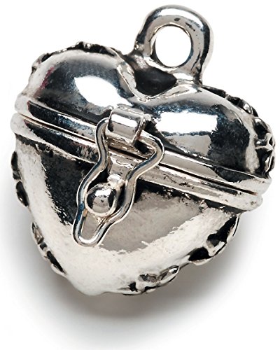 Jewelry Designer BG2025 Charm Prayer Box Puffy Heart