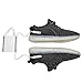 LeoVera Men's & Women's LED Shoes USB Charging Light Up Shoes Flashing Sneakers LVYZ86-Black-38