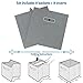 Cube Storage Baskets For Organizing - 11 Inch - Set of 8 Heavy-Duty Storage Cubes For Storage and Organization. Makes The Perfect Bins For Cubby Storage Boxes Or Cube Storage Organizer (Grey)
