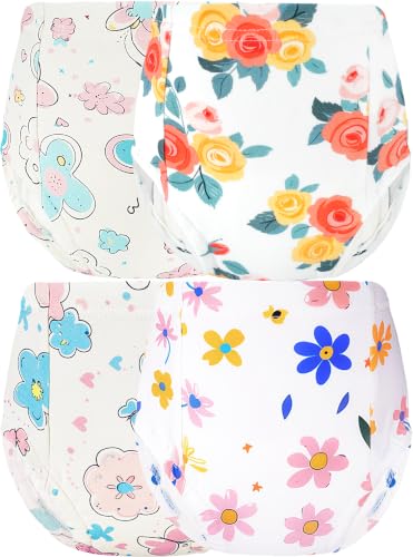 Potty Training Underwear Girls Toddler Reusable Flower Size 6 Years at Amazon