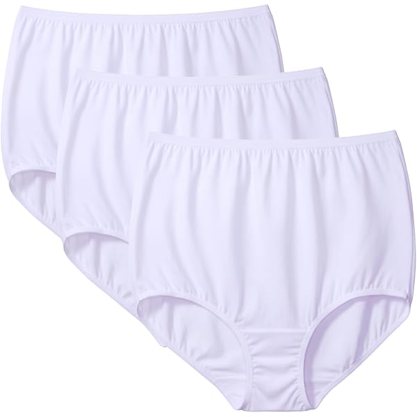 Fruit Of The Loom 3 Mutandine Donna A Vita Alta In Cotone Bianco - Hi-Cut Brief - Foto 5