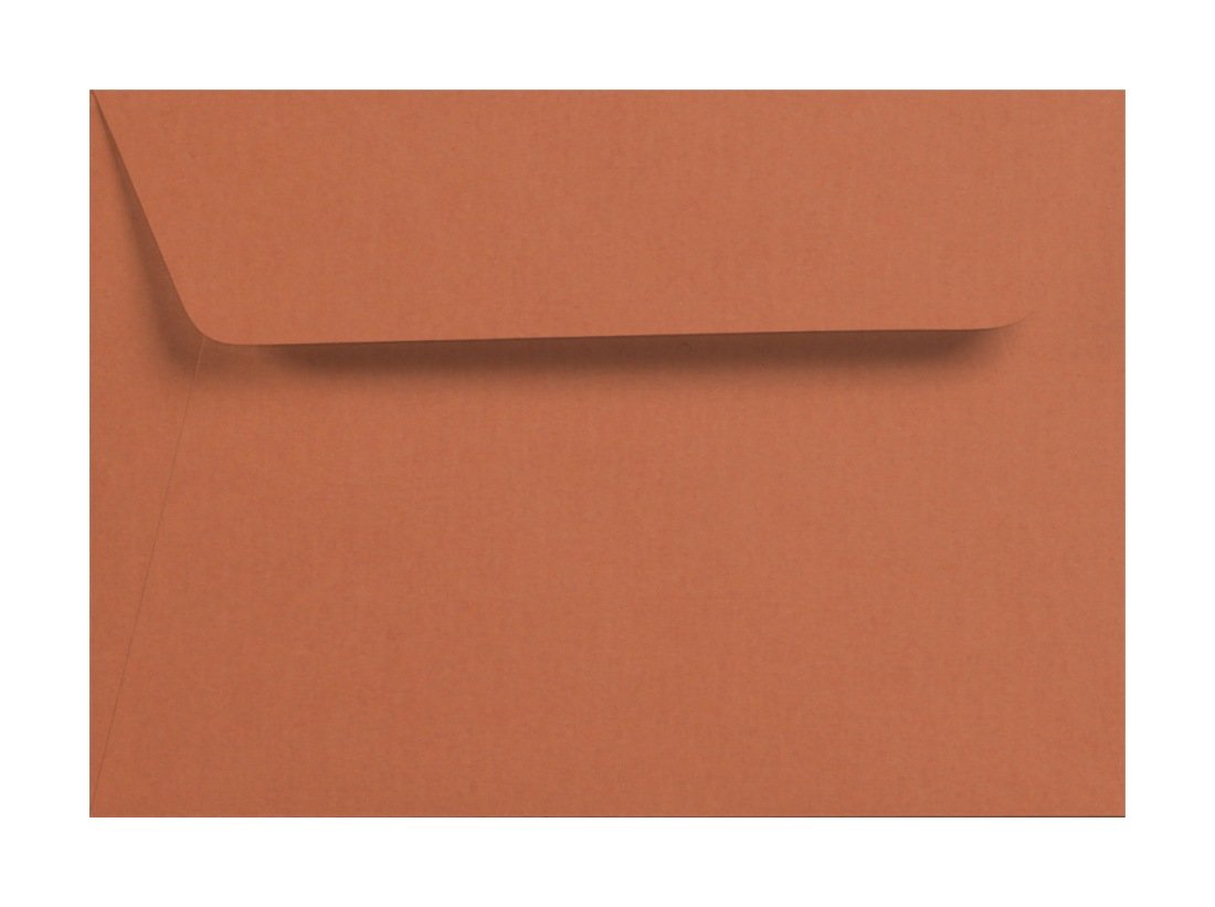 Clairefontaine - Ref 33476C - Grain Pollen Envelopes (Pack of 5) - C6 (114 x 162mm) Sized, 120gsm Grained Paper, Gummed Back, Acid Free, Printer Compatible - Pottery