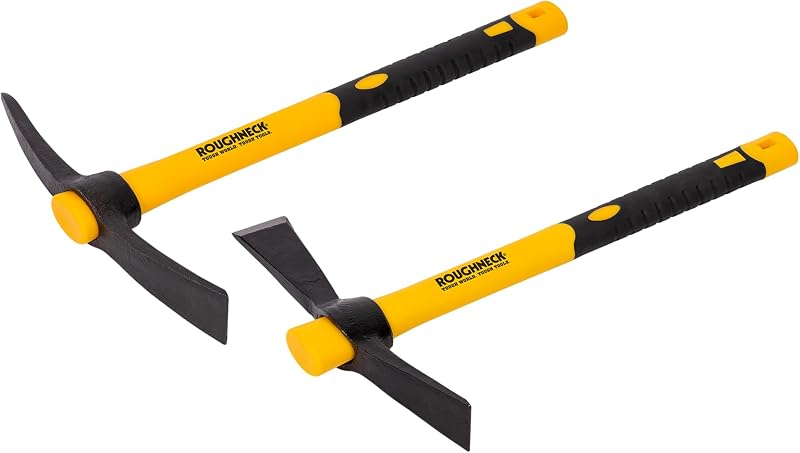 Roughneck 2 Piece Micro Pick & Cutter Mattock Set 380mm 15in ROU64015