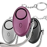 Personal Alarm Keychain 140DB FansArriche 3 PACK Emergency SafeSound Security Devices with flashlight, Safety sound scream siren song Alarms Self Defense Protection for Women/Kids/Girls/Elderly