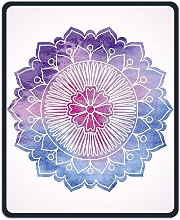 Too Suffering Non-Slip Rubber Mousepad Doodle Style Watercolor Flower Bloom Secret Gaming Mouse Pad Easy To Clean,waterproof