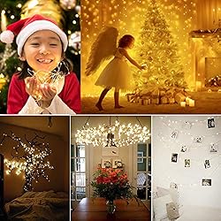 Decute 300LED Christmas Tree String Lights 99FT