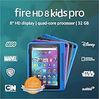 Fire HD 8 Kids Pro tablet, 8” HD, ages 6–12, 32 GB, (2021 release), Doodle