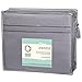 Nestl Queen Sheet Set - 4 Piece Bed Sheets for Queen Size Bed, Deep Pocket, Hotel Luxury, Extra Soft, Breathable and Cooling, Light Grey Queen Size Sheets