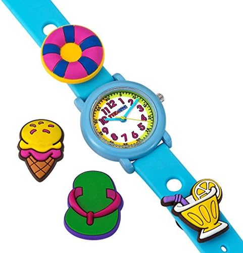 Tik &amp; Tag Kid's Time Teacher Beach Theme Interchangeable Analog Quartz Watch Set # GWC703