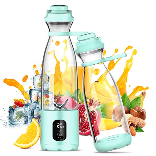 Blender for Smoothies, 300W Portable Blender with Pulse Technology and