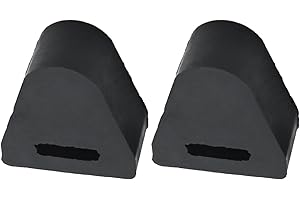 ZUDKSUY 2Pcs Tailgate Latch Bumper, Rubber Rear Black Car Bumper Cushion Replacement for GMC Sierra 1500 2500 3500 Replacemen