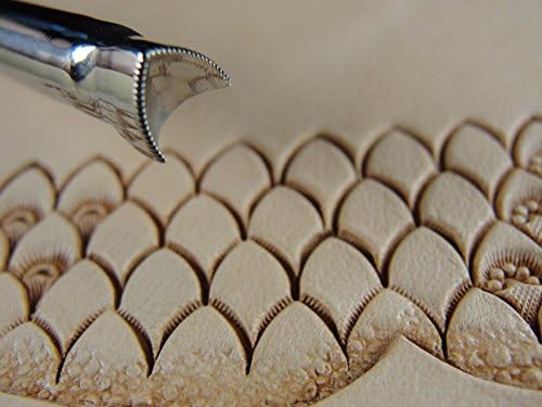 Stainless Steel Barry King - #2 Pointed Scale Stamp (Leather Stamping Tool)