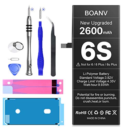 Photo 1 of [2600mAh] Battery for iPhone 6S (Upgraded)