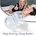 Stop Snoring Retainer Pacifier Sleep Aid Solution Anti Snoring Tongue Retaining Device by SnoreQuiet - Snore Quiet Mute Buster Mouth Guard Devices for A Good Morning (2018)