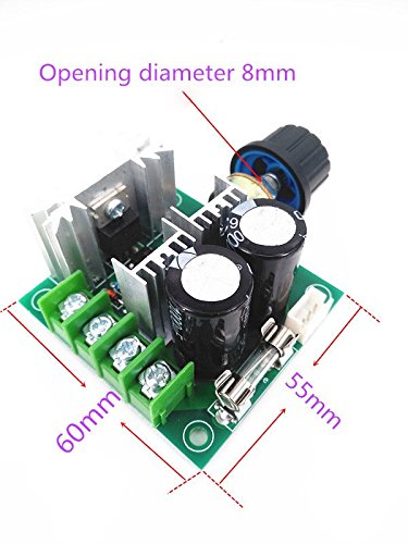 12V -40V 8A PWM DC motor governor DC motor governor Motor controller variable speed governor, variable speed switch pulse width modulator with speed control knob with reverse polarity protection