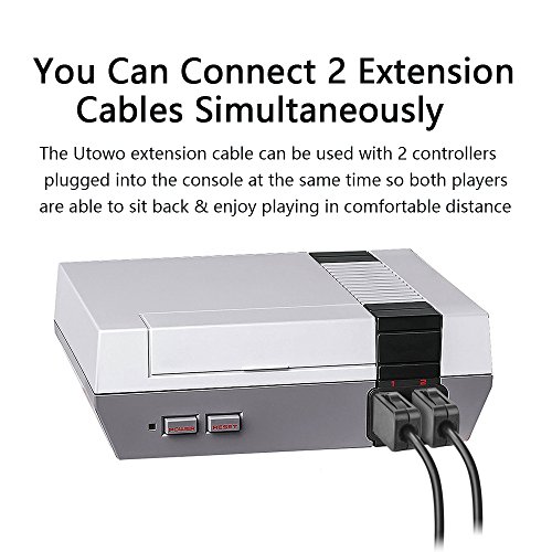 image for UTOWO Extension Cable for NES Classic Mini Edition Wii U Controller Ni