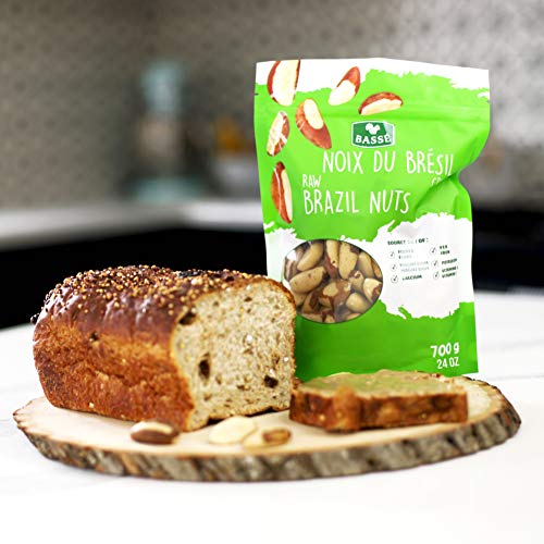 Basse Raw Brazil Nuts, Shelled, Whole, Unsalted, Resealable Bag, Gluten Free, Kosher Certified (24 Ounces) - Image 5