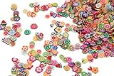 1000pcs Assorted Fimo 3D Fruit Pattern Slices Nail Art Decoration by cool shiny