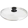 Lodge Round Glass Lid, Tempered Glass with Silicone Knob, 10.25 Inches | Tempered Glass Pan Cover with Silicone Knob for Mois