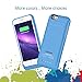 Kujian Compatible iPhone 7 Plus Battery Case Heavy Duty External Case Charger Full Protective Case with TPU Bumper Rugged Power Case (Blue 5.5