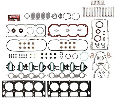 2002-2009 Chevrolet Tahoe, Colorado, Silverado / Isuzu Ascender GMC Envoy, Savana, Sierra / Cadillac Escalade / Buick Rainier 4.8L / 5.3L V8 Multi-layered steel Full Head Gasket Set and Head Bolts