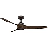 Hunter 52 inch Outdoor or Indoor Ceiling Fan No Light - Bronze Ceiling Fan without Light, For Patio, Porch, Garage, or Living