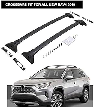Aaadvancer Fit For Toyota Rav4 2019 2020 Exclude Adventure Aluminum Cross Bar Crossbar Roof Rack Roof Rail Carrier Bar Silver Cargo Bars Amazon Canada