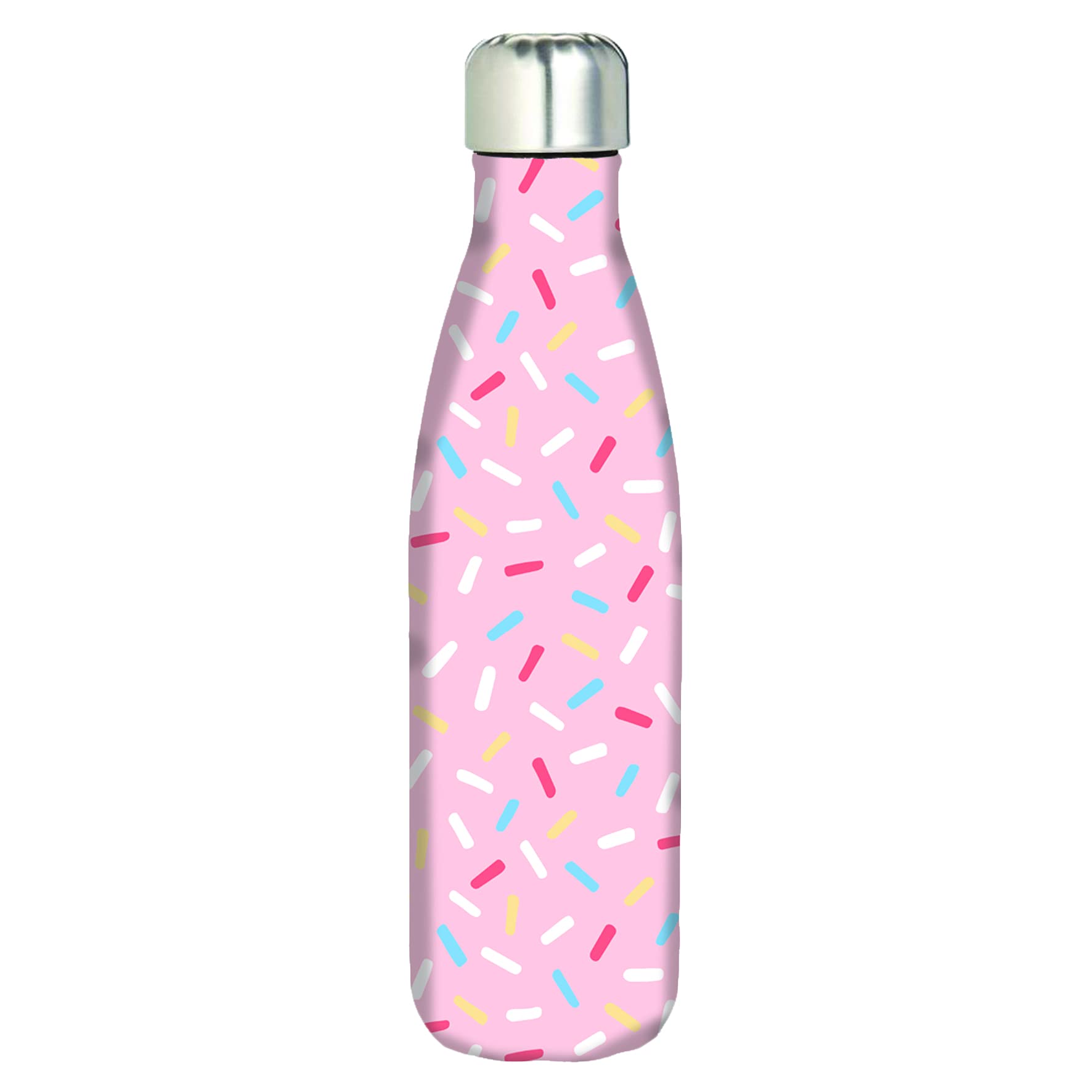 Robert Frederick Pastel Hundreds and Thousands Hydration Bottle, Stainless Steel, 500 milliliters