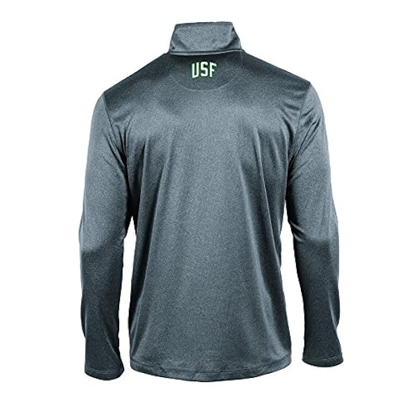 Download Champion NCAA Men's Heather Double Knit Mesh Quarter Zip