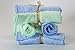 Forstylebaby Organic Bamboo Baby Washcloths - EXTRA LARGE 12