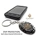 AYANA Black Tourmaline Orgonite Keychain | Energy Protection & Grounding | Handmade with Ethically Sourced Crystals