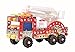 Lightahead Assembly Metal Fire Truck Model Kits Toy Fire Engine to Assemble Puzzles Set for Kids, 239 pcs metal blocks