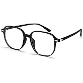Dollger Blue Light Glasses for Woman Square Oversized BlueLight Blocking Big Frames Computer Screen Stylish Eyeglasses