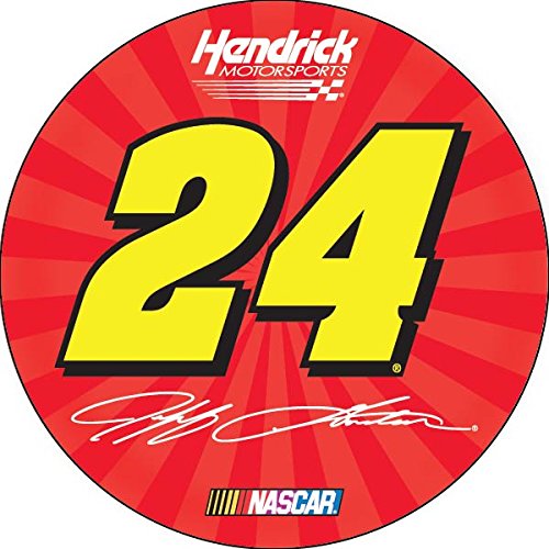 Jeff Gordon #24 4" Round Vinyl MAGNET Auto Home Nascar Racing