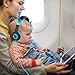 iClever Kids Headphones - Headphones for Kids, 85db Volume Limiting, Child-Friendly Silicone, Bat-Inspired Wired Over Ear Headsets with 3.5mm AUX Jack Cable Free Cord (Blue)