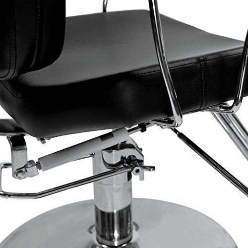 Ainfox Heavy Duty Barber Chair, 360 Swivel Professional Vintage All Purpose Hydraulic Pump Shampoo Chair Styling Equipment for Spa Beauty Salon (Hydraulic Recliner Barber Chair 007) - Thumbnail 7