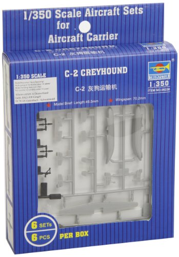 Trumpeter 1/350 c2 greyhound aircraft set for usn carri…