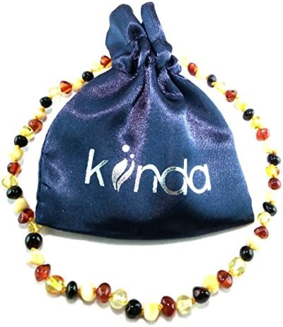 amber necklace | with saftey clasp | 100% baltic amber | length 32 cm | great gift idea in precious jewelery bag by kiinda