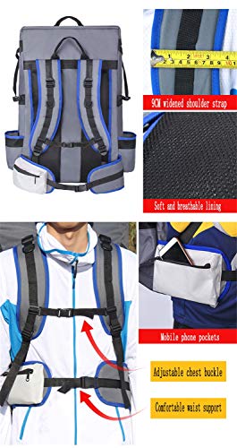 HYXL888 Angeltasche, Außen Multifunktionale wasserdicht und langlebig Angeln Aufbewahrungstasche for Männer – Bild 5