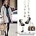 Neoglory Jewelry 14k Gold Plated Multicolor Beads Rhinestone Dangle Earrings 2.5